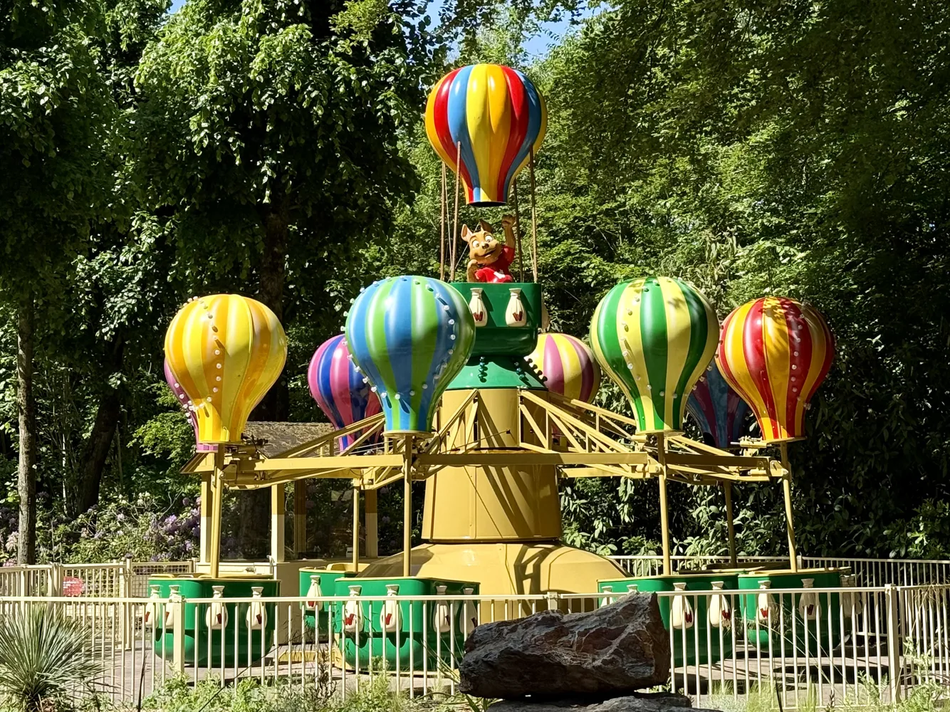 Ballonnenattractie Bubble Swirl in Walibi Holland