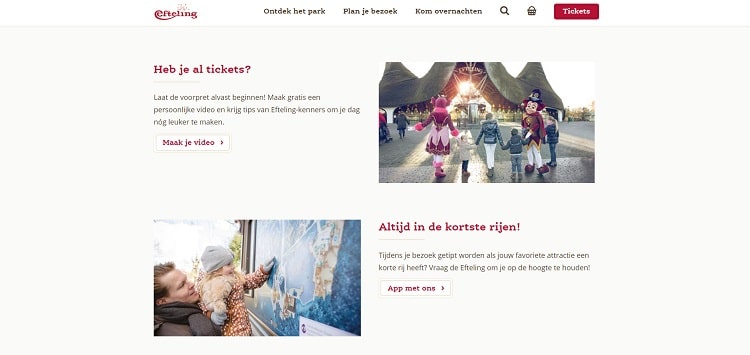Drukke dagen Efteling Drukke dagen Efteling