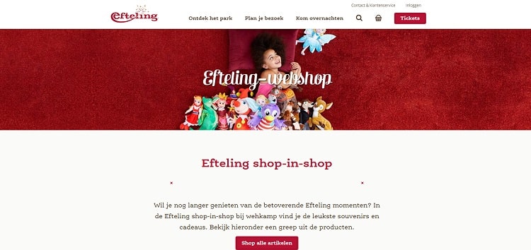 Efteling webshop Efteling webshop