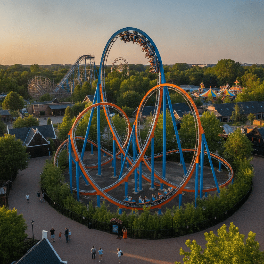 De leukste pretparken met Achtbanen in Nederland